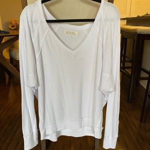Free People White Tunic Top